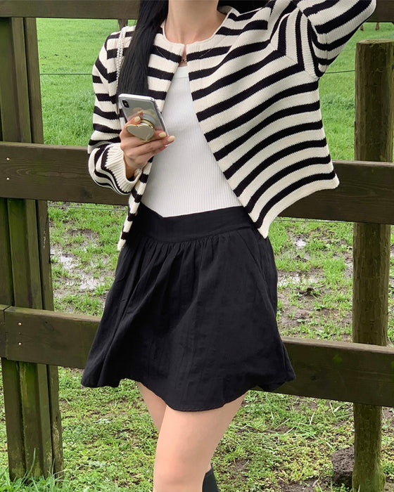 Hook Striped Cardigan
