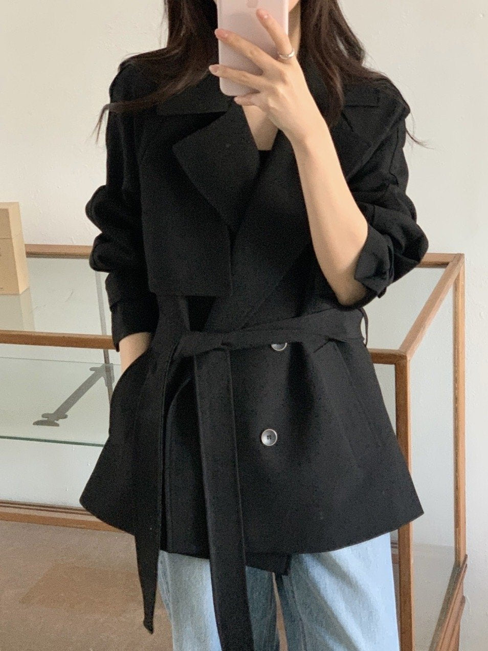 Lyn Half Trench Coat