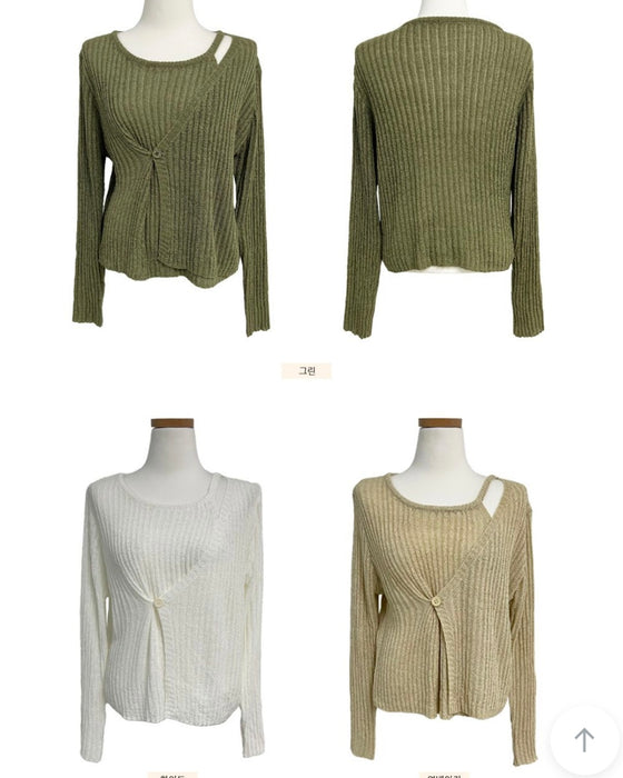 Lucifer Sheer Knitted Top