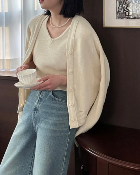 Janet Cardigan Set