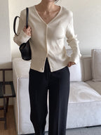 Matcha Ribbed Cardigan