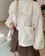 String Boucle Zip-Up