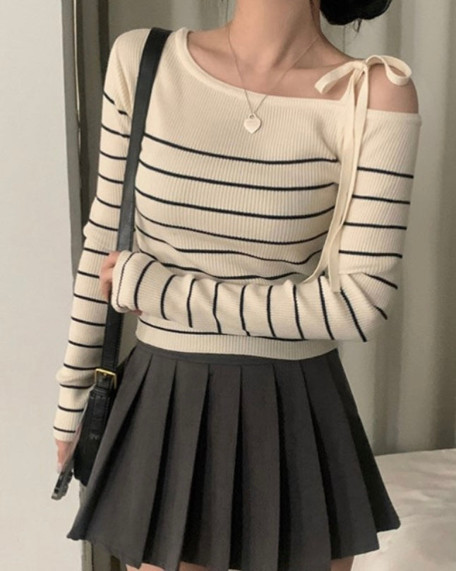 Striped Ribbon Knit