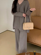 Latte Loose Two-Piece Set