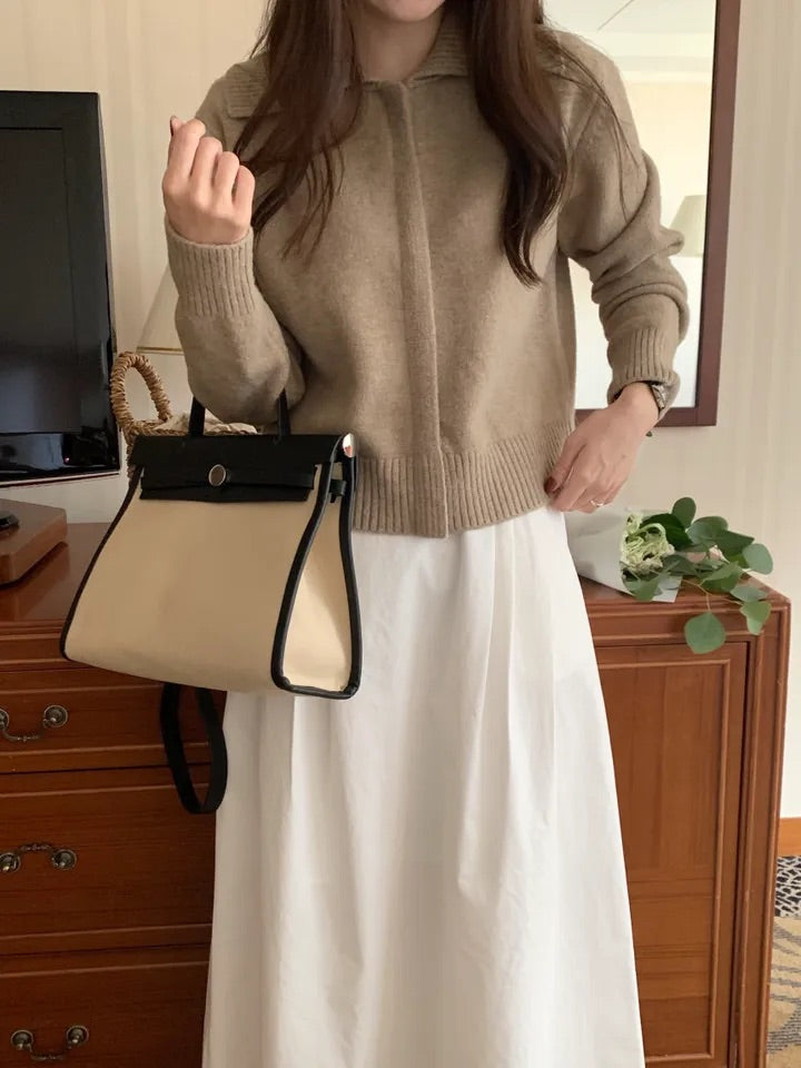 Onion Knit Zip-Up