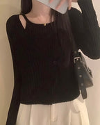 Lucifer Sheer Knitted Top