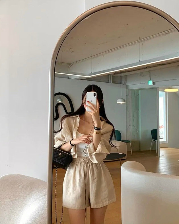 Simple Linen Two-Piece