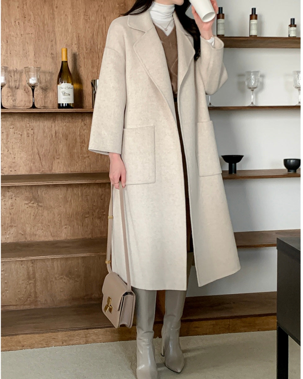 Chelsea Classic Wool Coat - 100% Wool