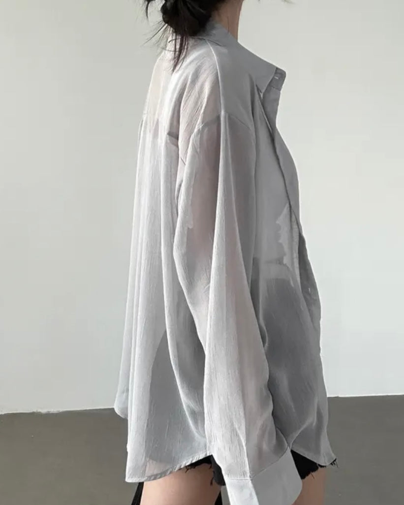 See-Through Overfit Shirt