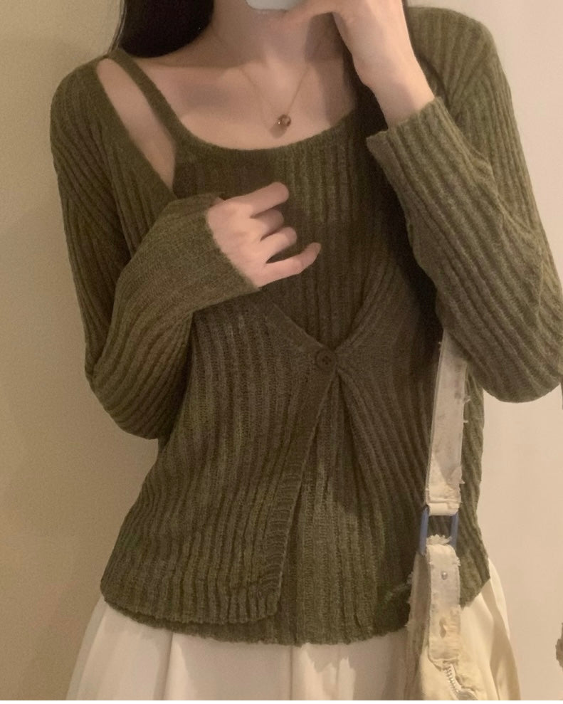 Lucifer Sheer Knitted Top