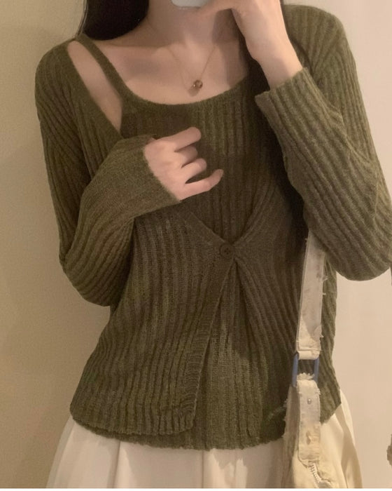 Lucifer Sheer Knitted Top