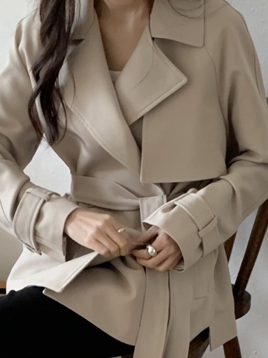 Lyn Half Trench Coat