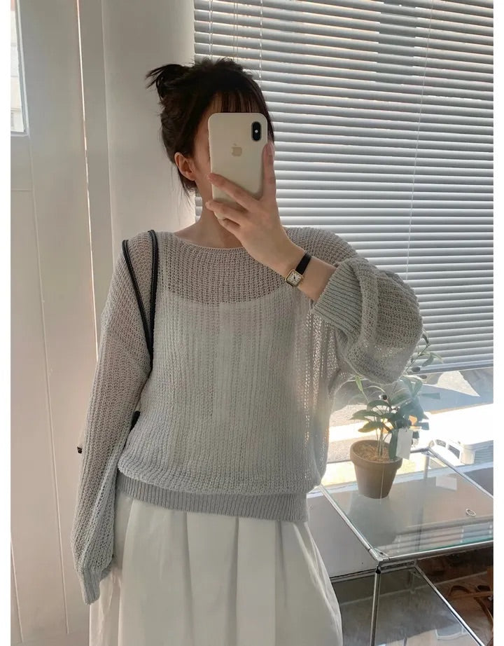 Landis Boat-Neck Knit Top