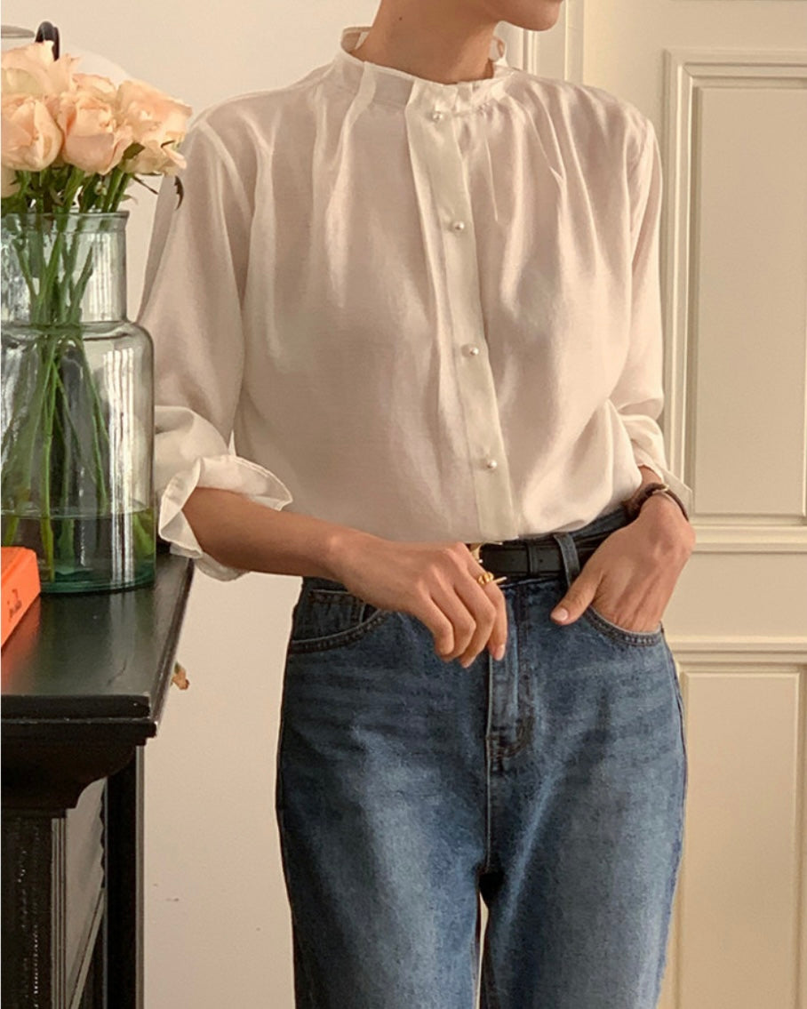 Violet Pearl Blouse
