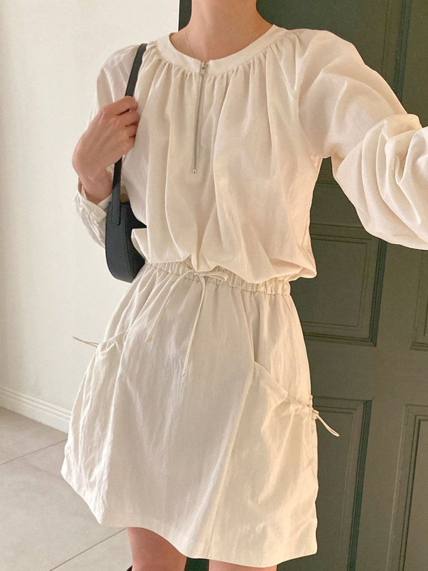 [ Pre-order ] Mine Cargo String Dress
