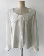 Chiffon Ribbon Blouse