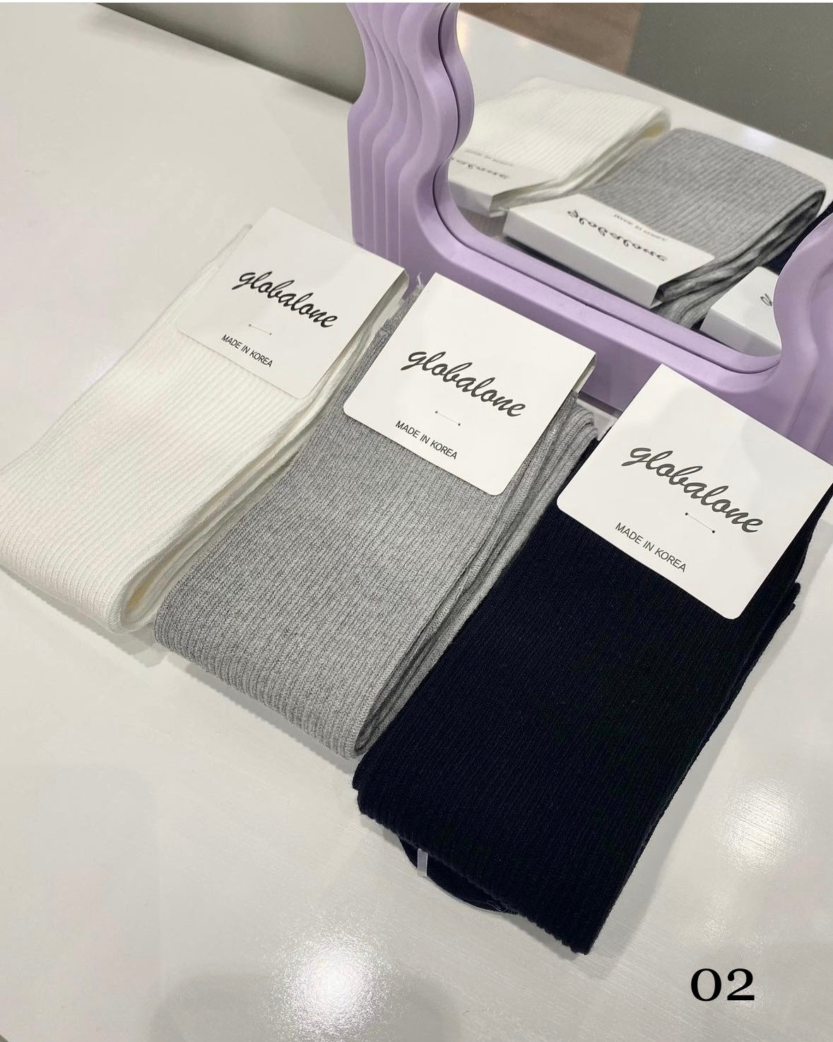 02 Basic Knee Socks