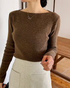 Ruby Boat-Neck Knit