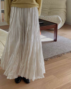 Shy Pleats Maxi Skirt