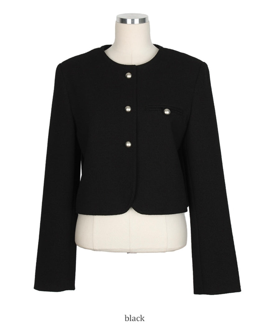 Lumiere Silver Button Jacket