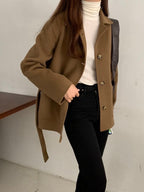 [ Pre-order ] Panna Half Wool Coat