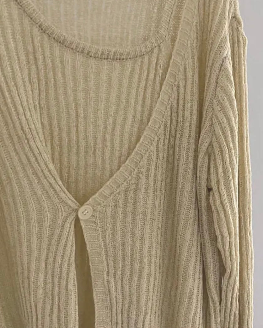 Lucifer Sheer Knitted Top