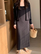 Mulia Cardigan Dress Set