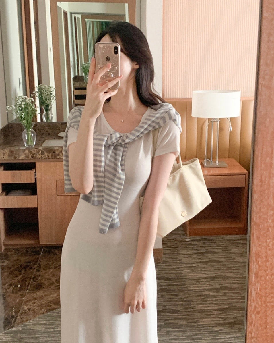 Breezy Striped Cardigan