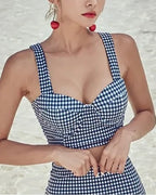 Check Back Ribbon Bikini