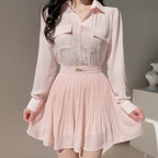 Mary Pleats Skirt
