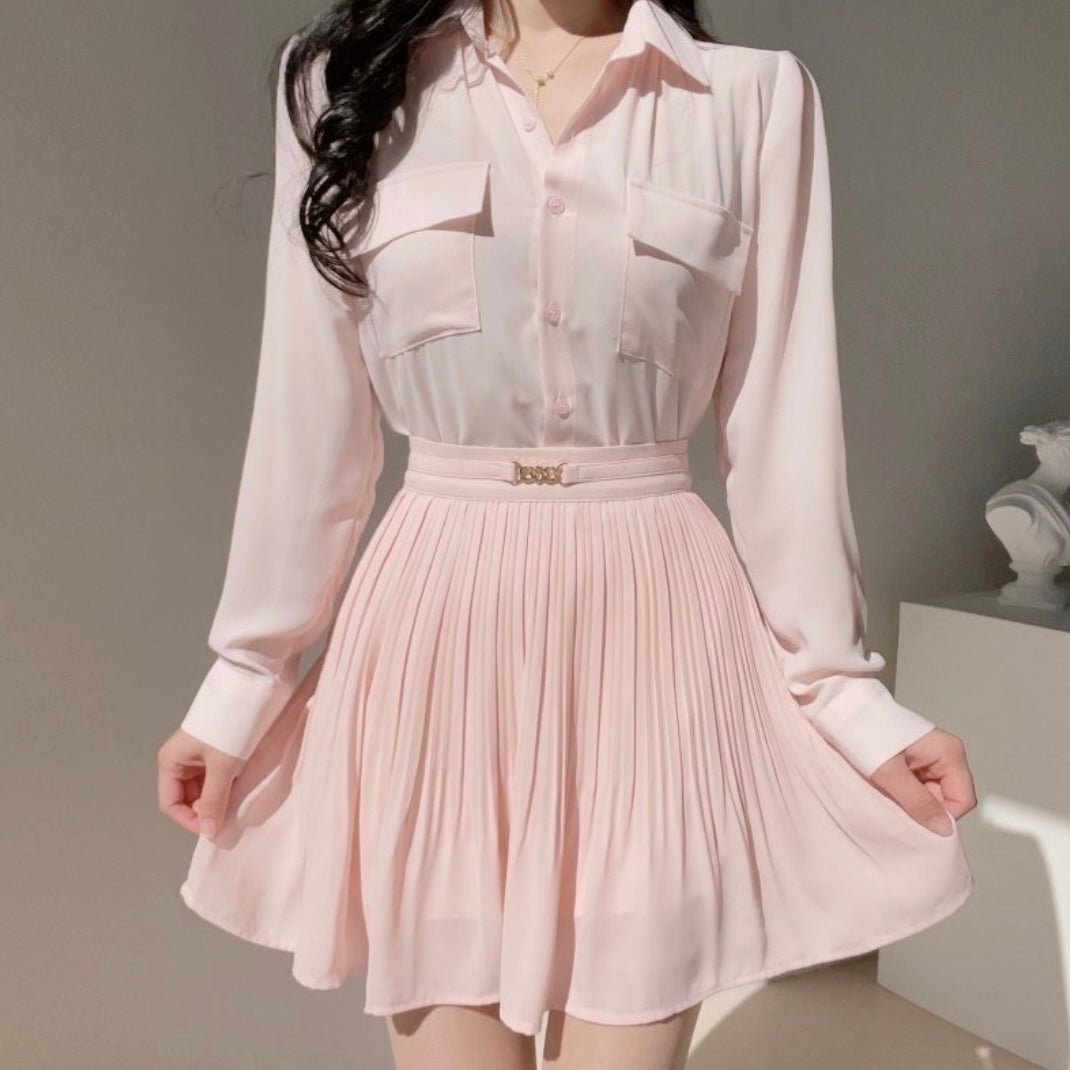 Mary Pleats Skirt