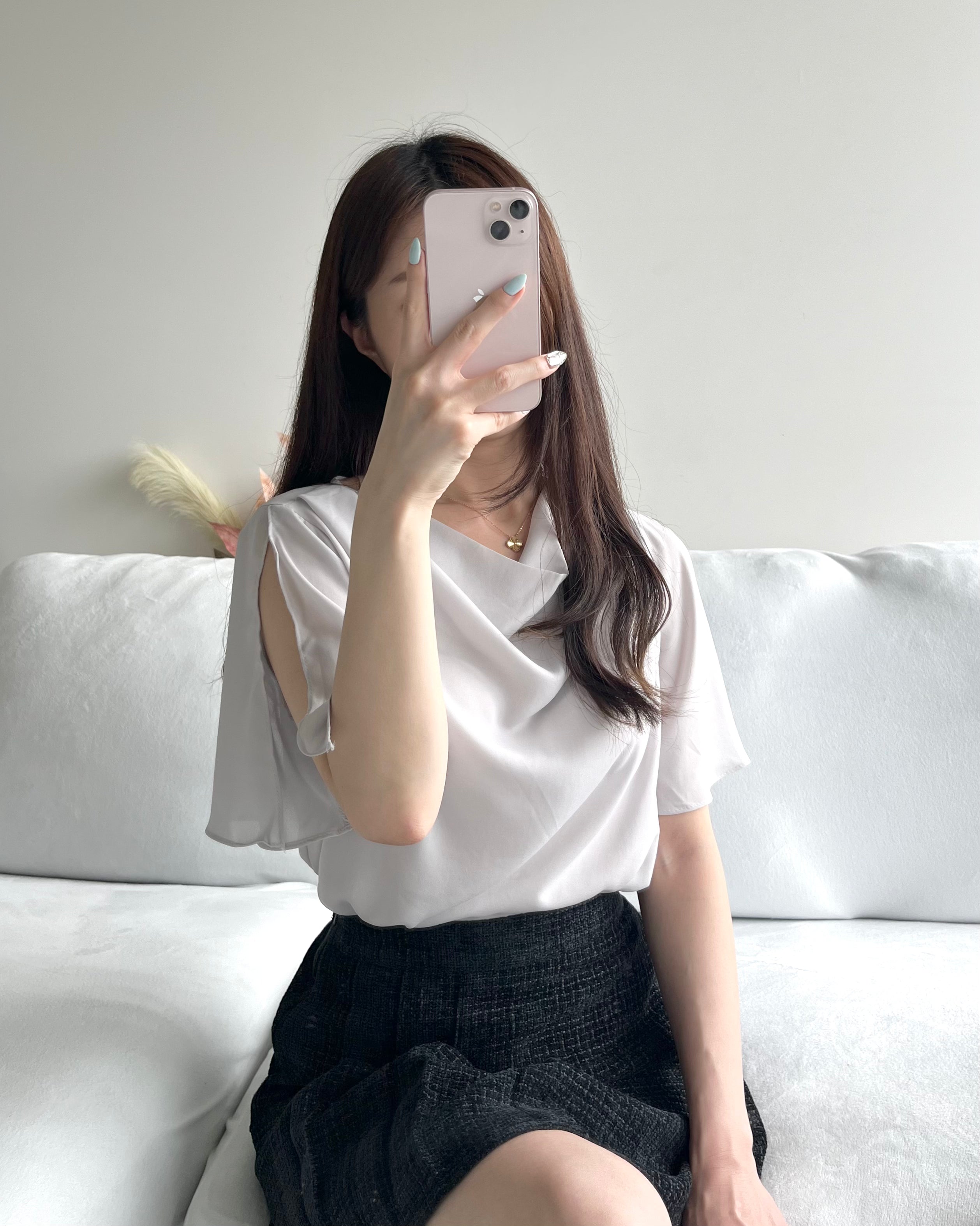 Drape Wing Blouse