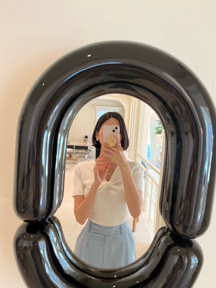 Twist Short Sleeves Knit