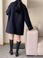 Premium Clair Wool Coat with Inner Padded Vest