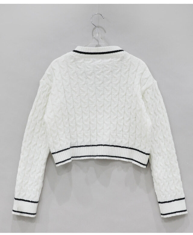 Vly Knit Two-Piece