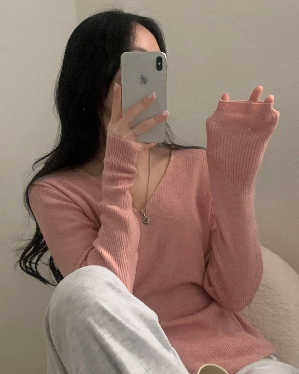 Bamboo Button Knit