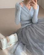 Reverie Wrap Knit Top