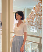 Twist Short Sleeves Knit