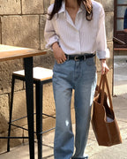 Wrinkle-Free Striped Shirt