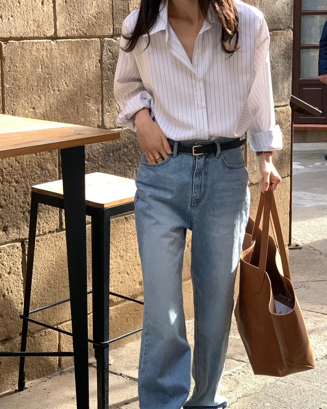 Wrinkle-Free Striped Shirt