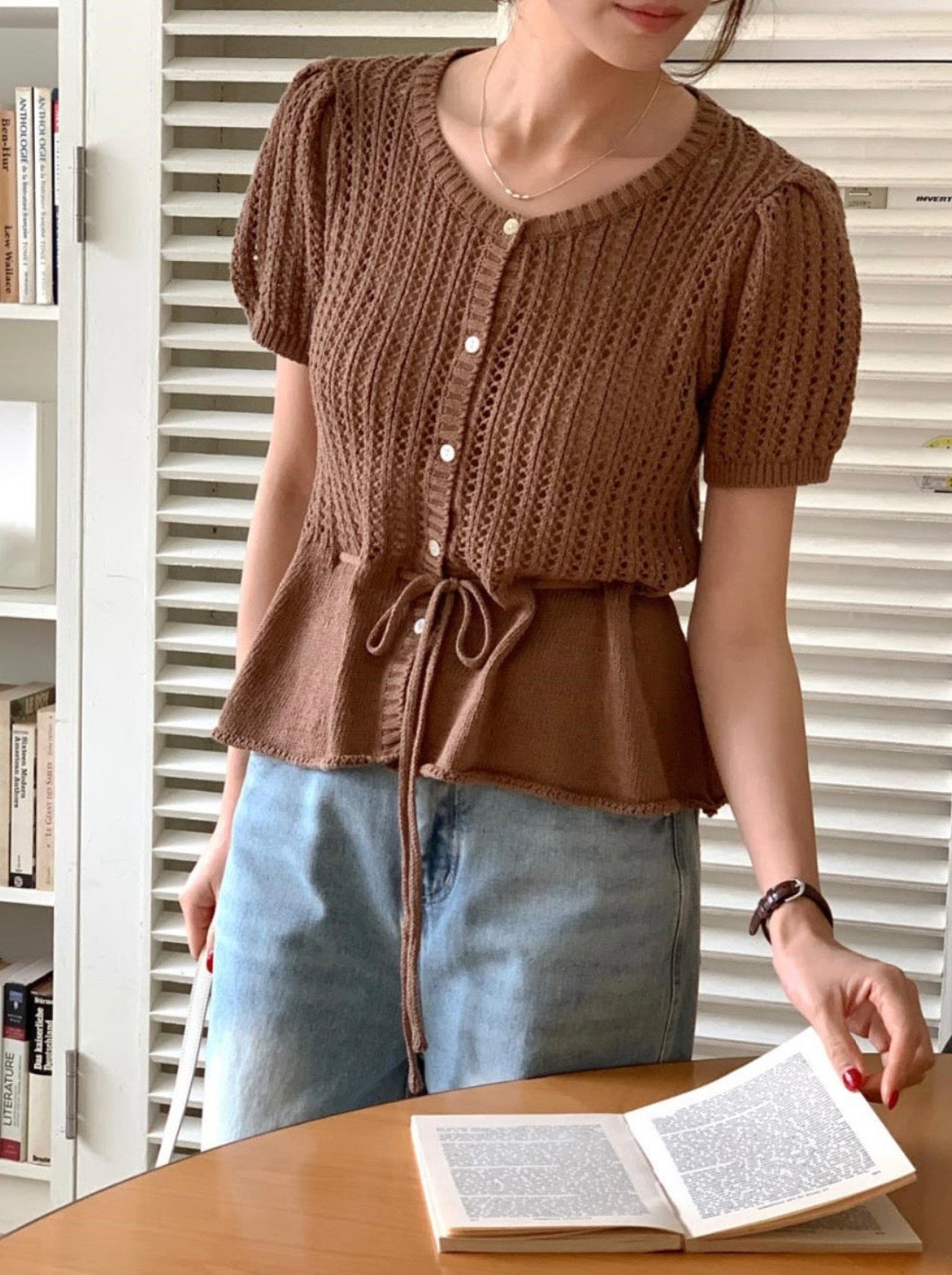 Mocha Knit Cardigan