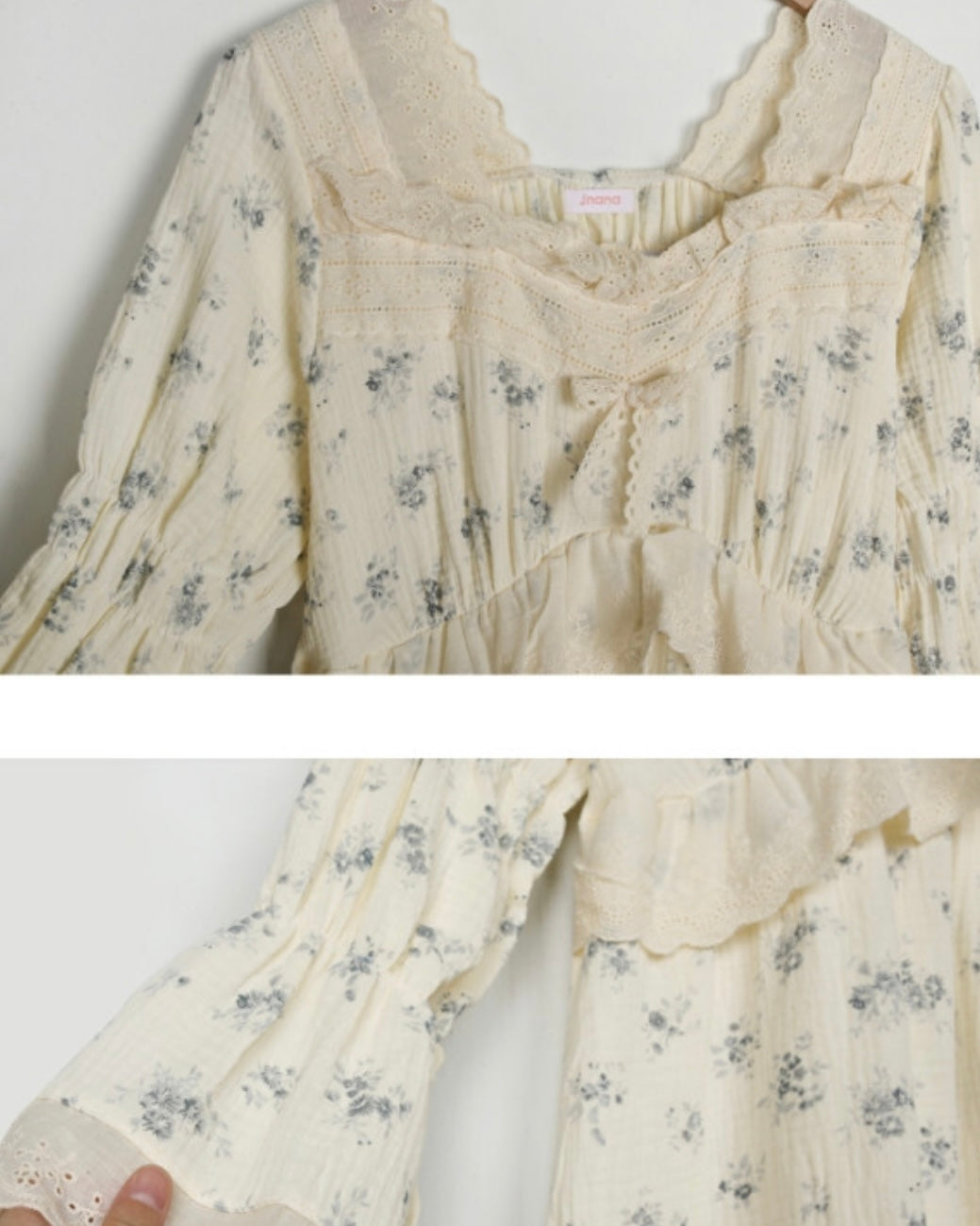 Flower Lace Night Dress