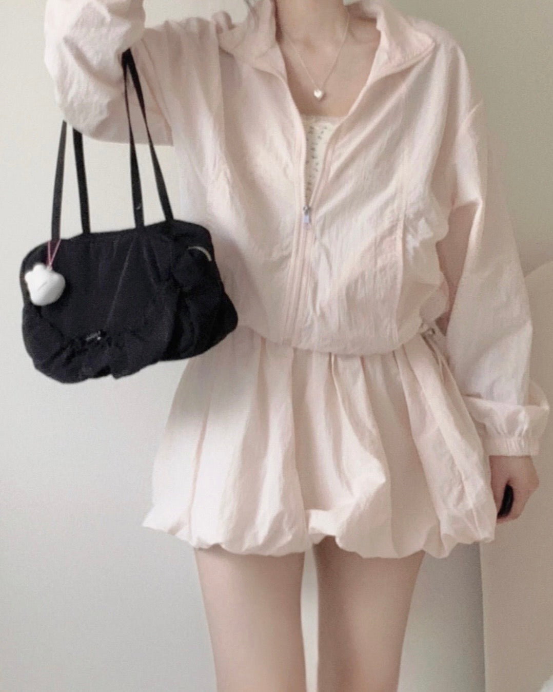 [ Sale Excluded ] Nylon Pumpkin Two-Piece Set