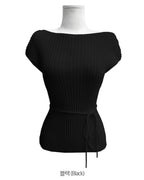Cool Ribbed Strap Knit