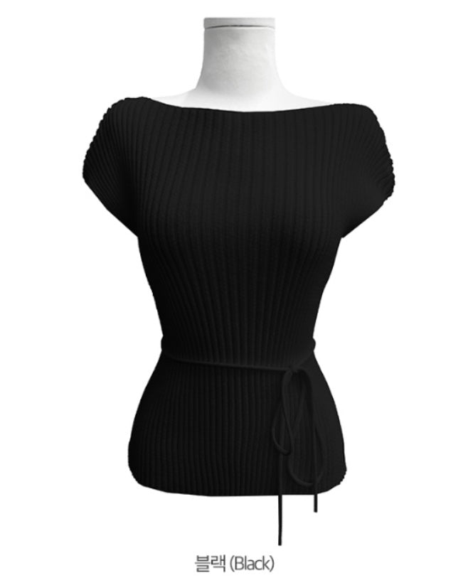 Cool Ribbed Strap Knit