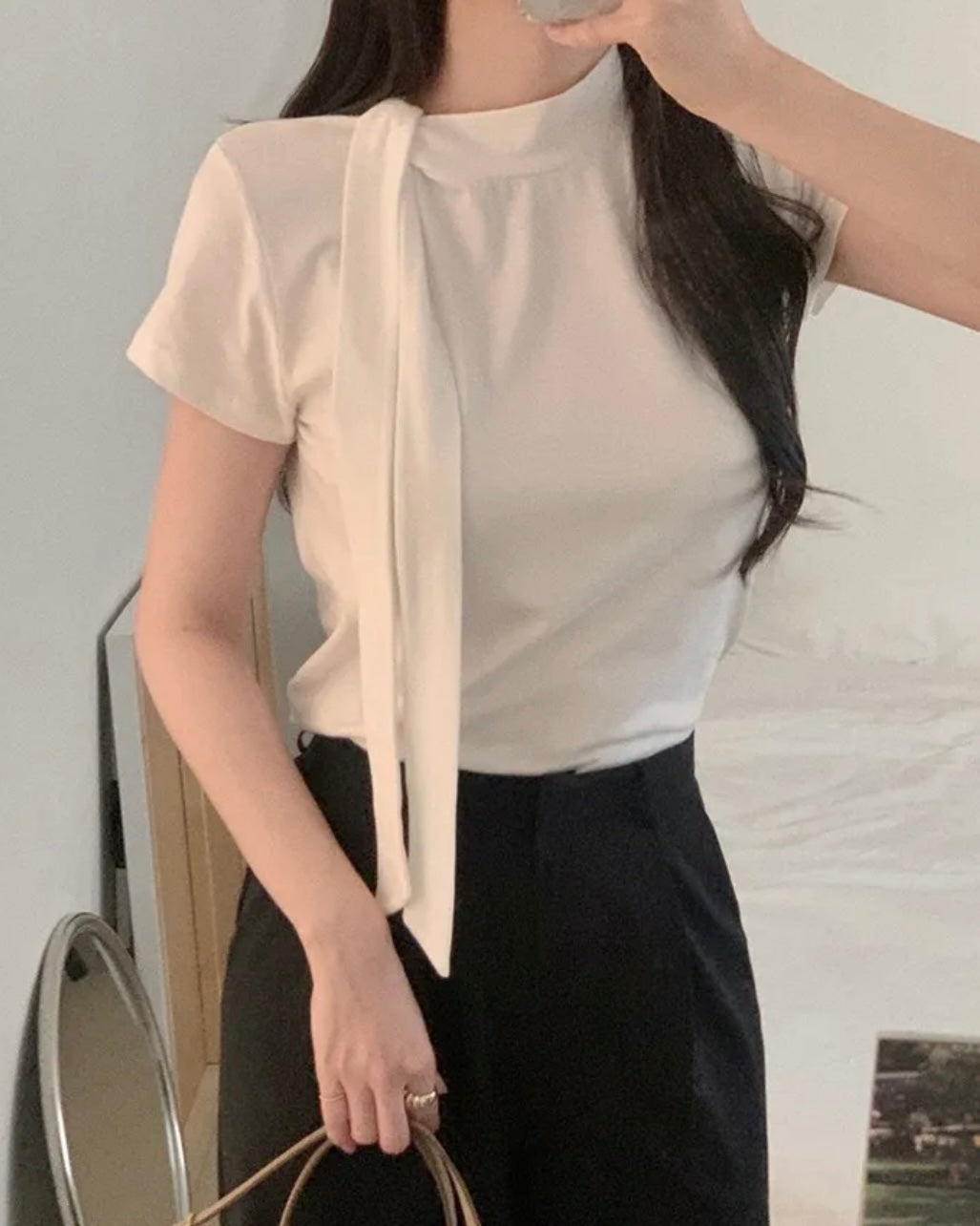 Modal Tie Short-Sleeves