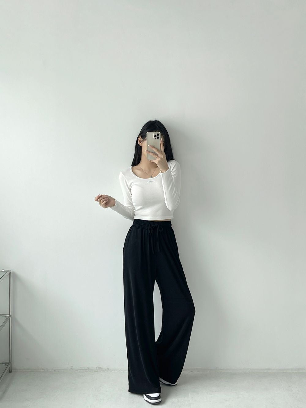 [Short,Long] Flowy Wide Track Pants