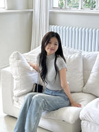 [ Pre-order ] Ribbed Cap-Sleeve Knit