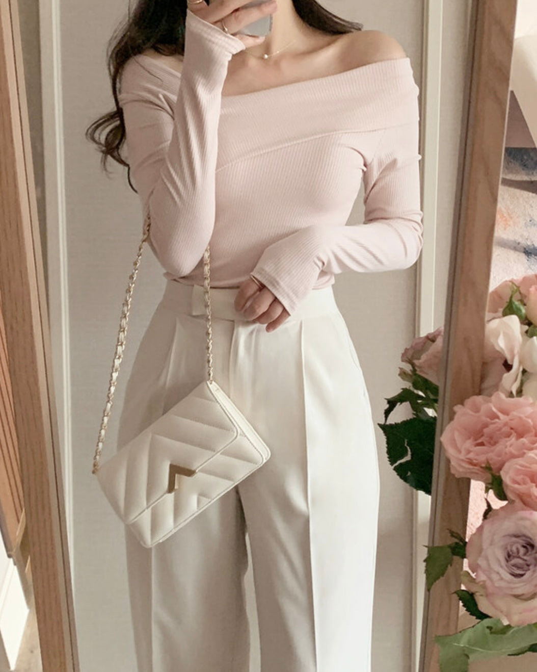 Isla Unbalanced Ribbed Knit