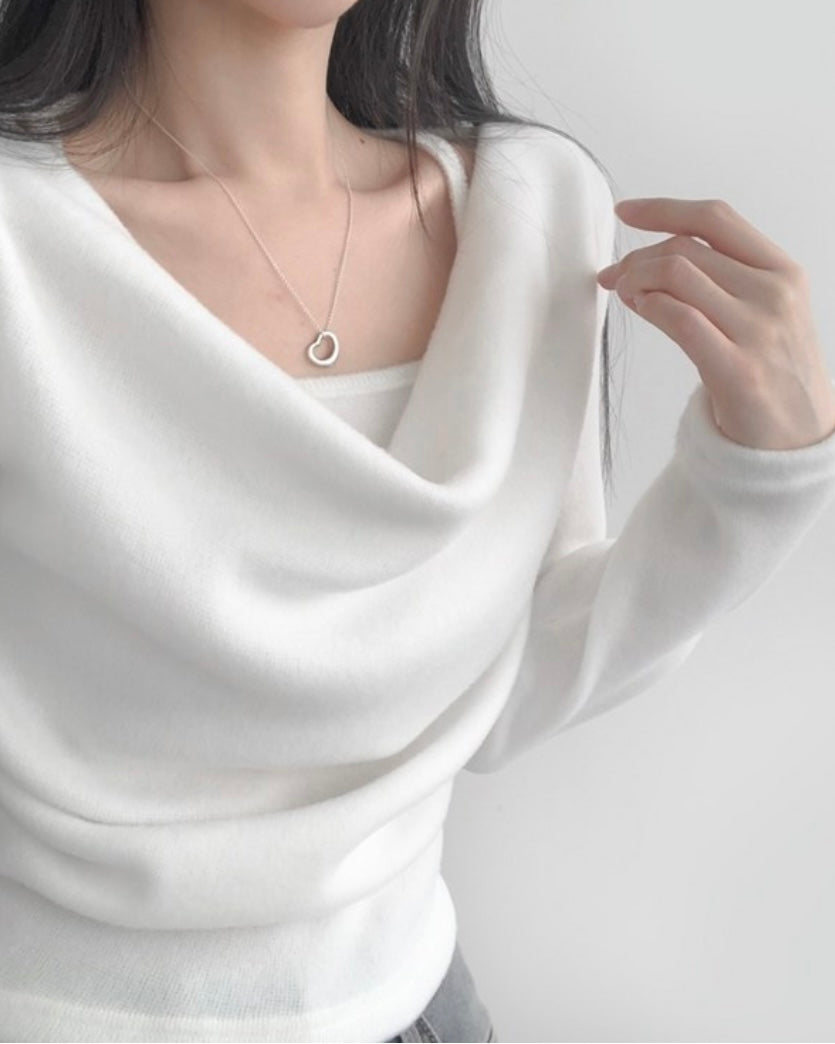 Stay-On Off-Shoulder Knit